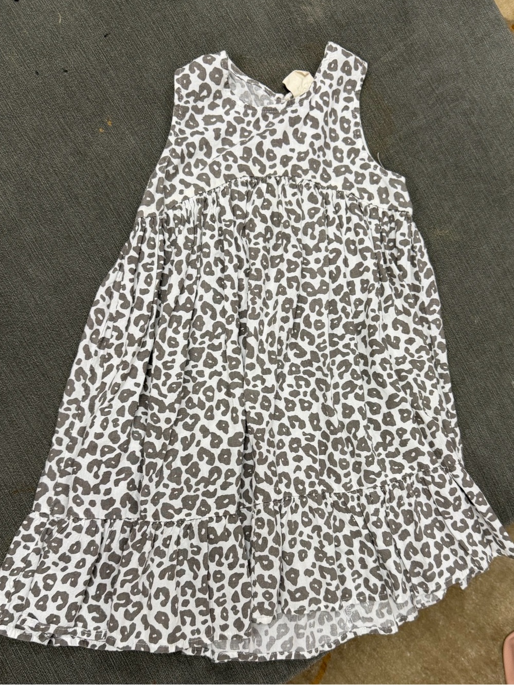 Leopard Print Sleeveless Dress